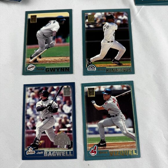 2001 Topps Baseball Cards Lot Of 190 NM With Opening Day & Barry Bonds + Teams - Picture 3 of 12